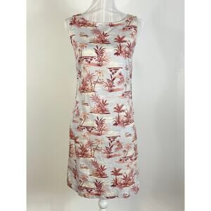 Patagonia Pataloha Shift Dress Tropical Gray Cinnamon Size 4